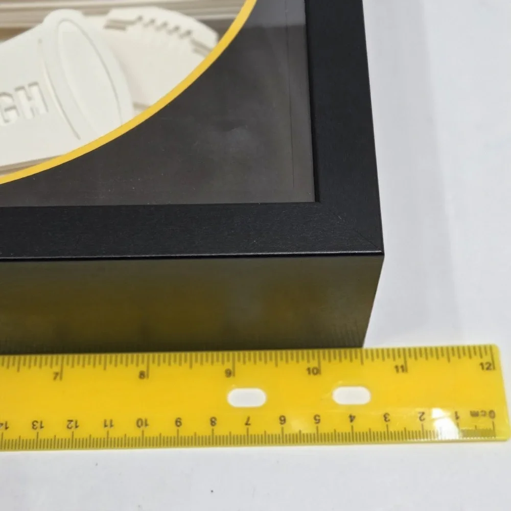 PITTSBURGH‎ STEELERS LED SHADOW BOX LIGHT 3D PAPERCUT LIGHTED MAN CAVE 10X10 NFL
